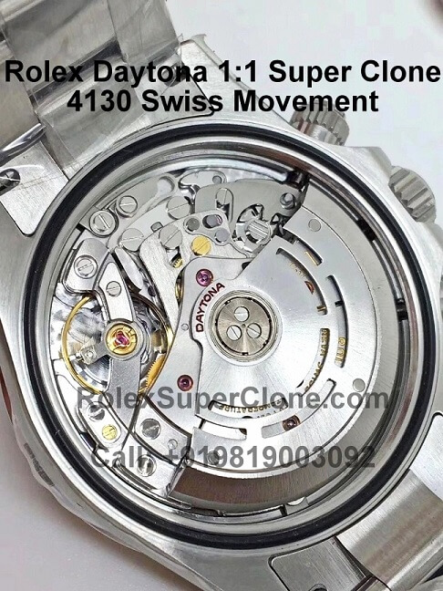 Buy Rolex Daytona 1:1 super clone watches with 4130 Swiss clone movement